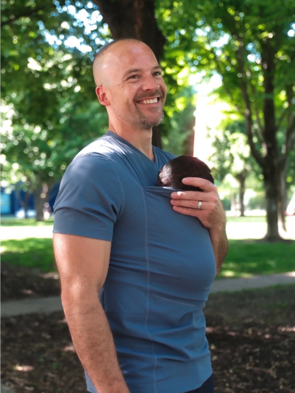 Lalabu Baby wearing T-Shirt in Color Brook